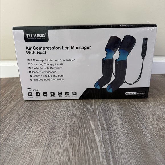 FIT KING Leg Massager with Heat for Circulation Upgraded Full Leg and Foot - Picture 1 of 9